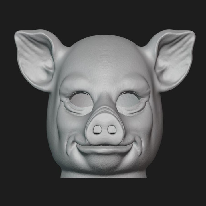 Pig Mask Stl File | Pig Mask Digital File