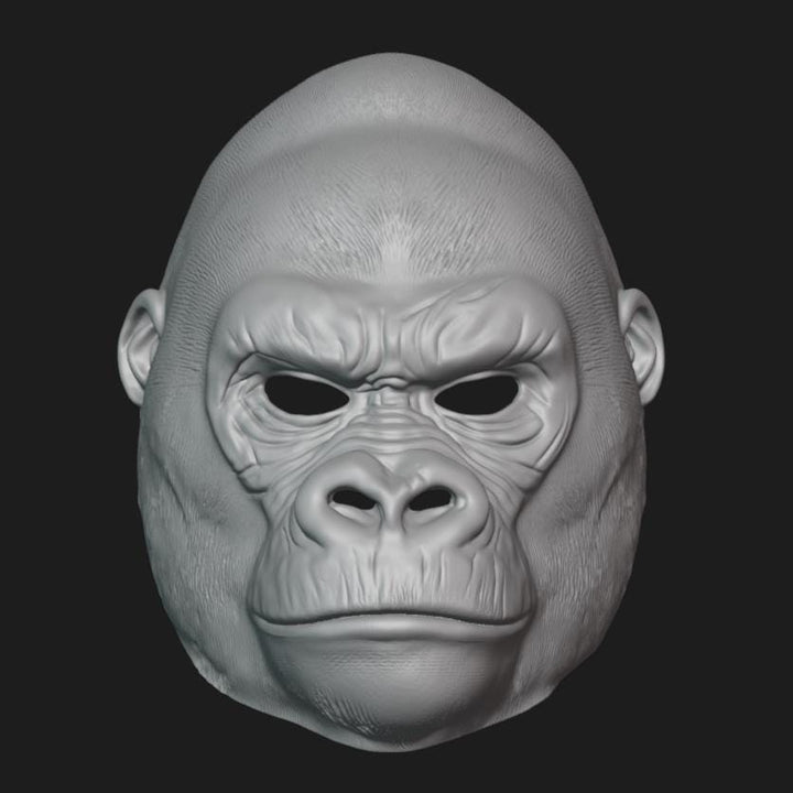 Gorilla Mask Stl File | Gorilla Mask Digital File
