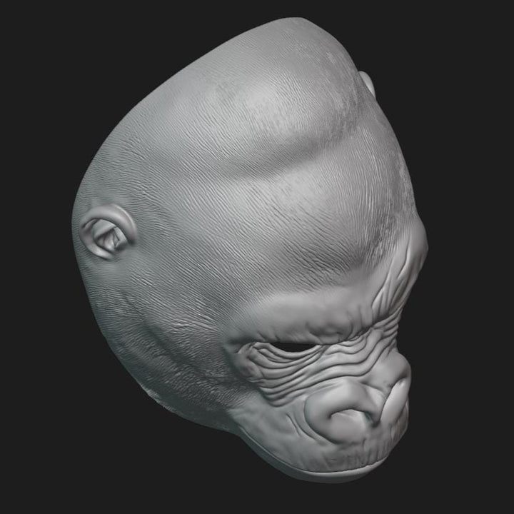Gorilla Mask Stl File | Gorilla Mask Digital File