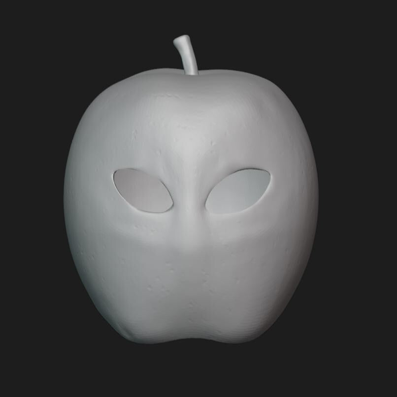 Apple Mask Stl File | Apple Mask Digital File