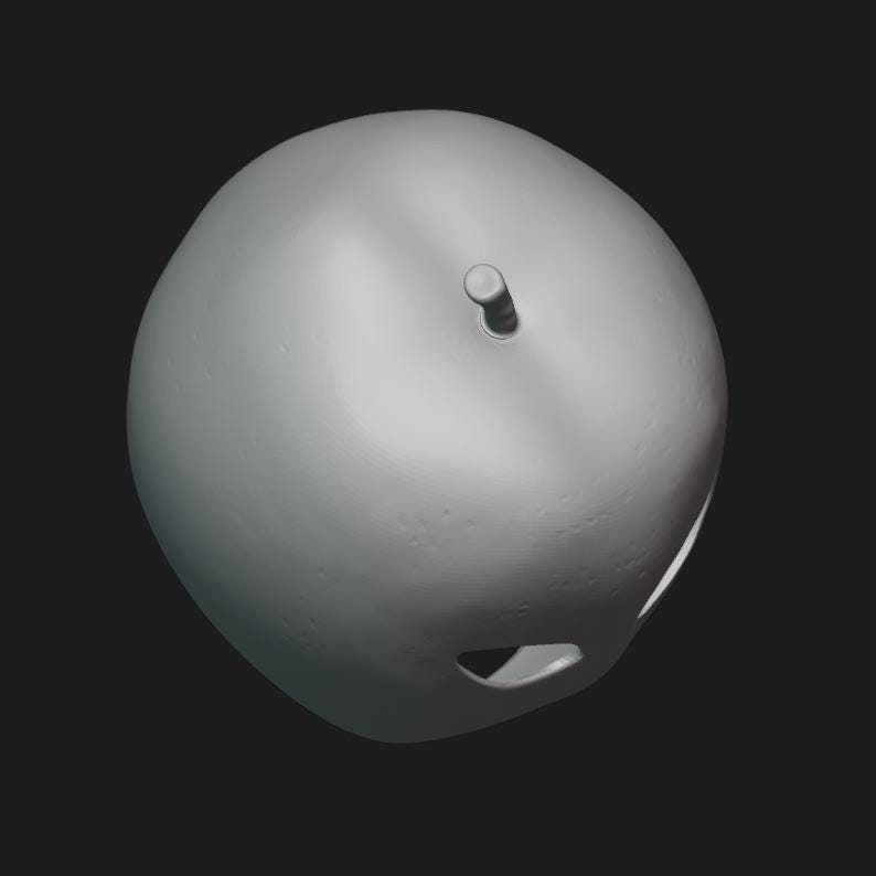 Apple Mask Stl File | Apple Mask Digital File
