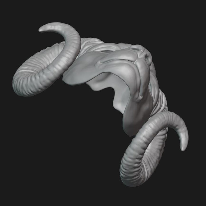 Ram Goat Mask Stl File | Ram Goat Mask Digital File
