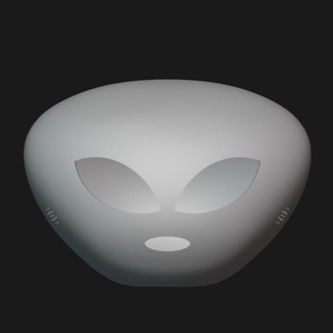 Alien Mask Stl File | Alien Mask Digital File