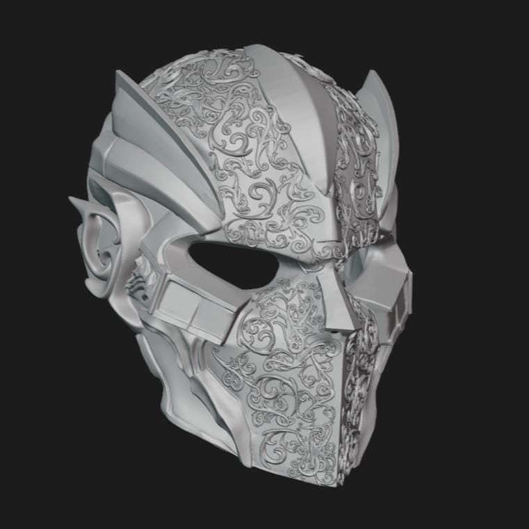 Knight Mask Stl File | Knight Mask Digital File