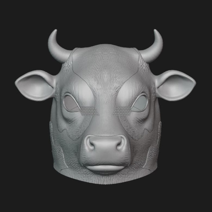 Cow Helmet Stl File | Cow Helmet Digital File