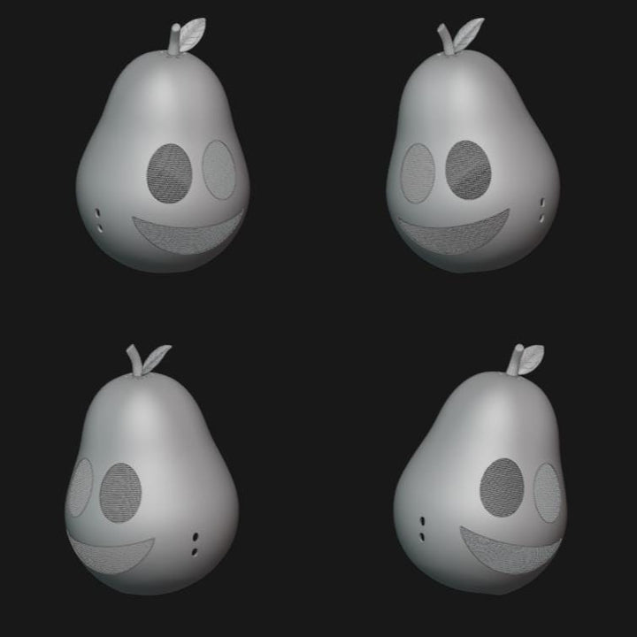 Pear Mask Stl File | Pear Helmet Digital File