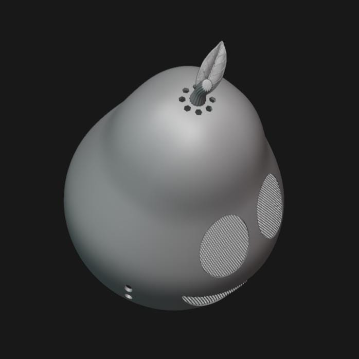 Pear Mask Stl File | Pear Helmet Digital File