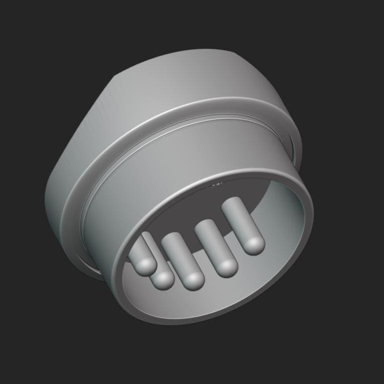 5 Din Mask Stl File | 5 Din Mask Digital File