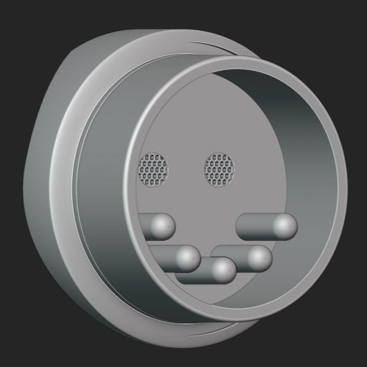 5 Din Mask Stl File | 5 Din Mask Digital File