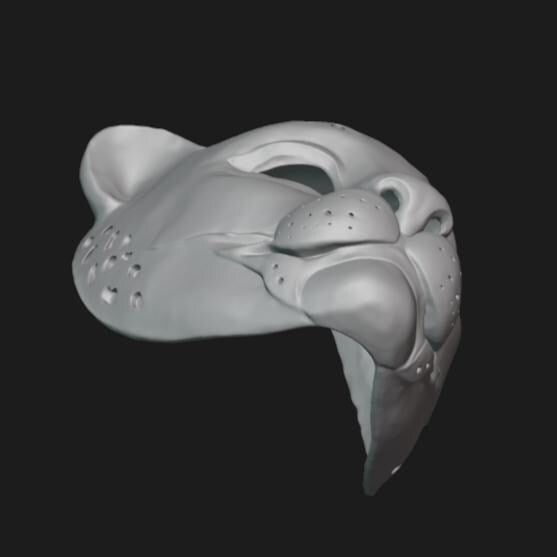 Lampart Mask Stl File | Lampart Mask Digital File
