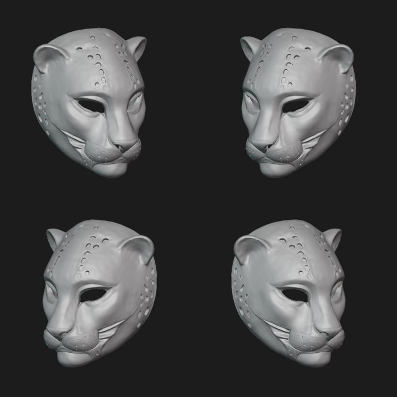 Lampart Mask Stl File | Lampart Mask Digital File