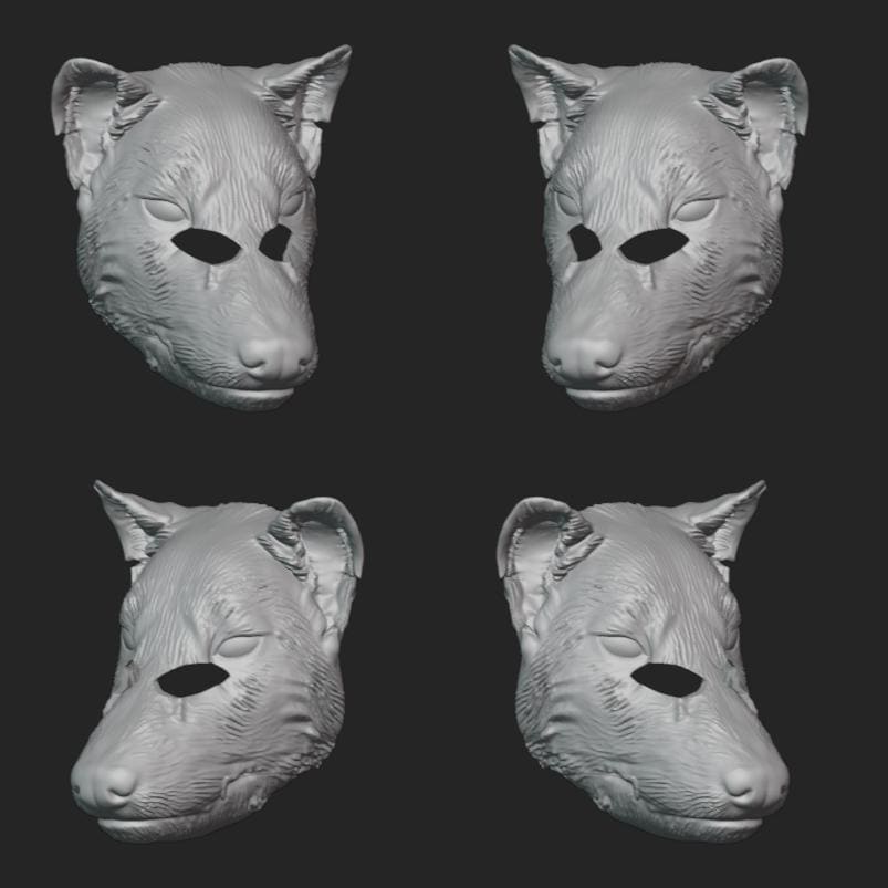 Tasmanian Tiger Mask Stl File | Tasmanian TigerMask Digital File