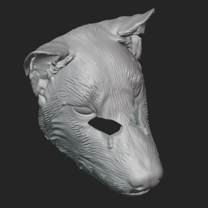 Tasmanian Tiger Mask Stl File | Tasmanian TigerMask Digital File