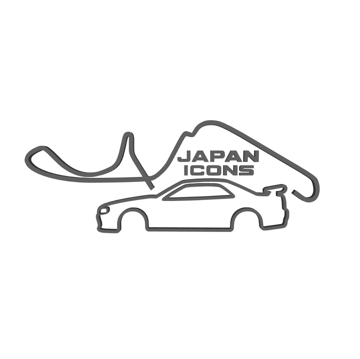 Japan Icons Wall Art - 3D Printable STL File