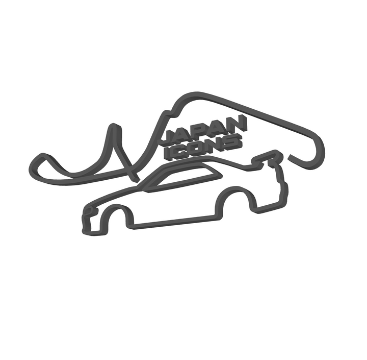 Japan Icons Wall Art - 3D Printable STL File